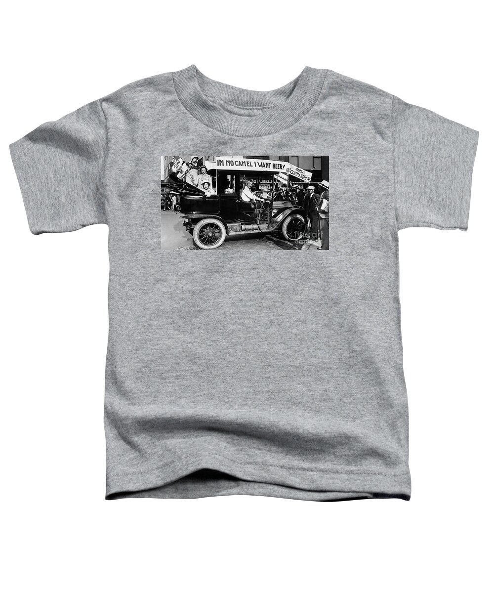 Prohibition Toddler T-Shirt featuring the photograph I Want Beer by Jon Neidert