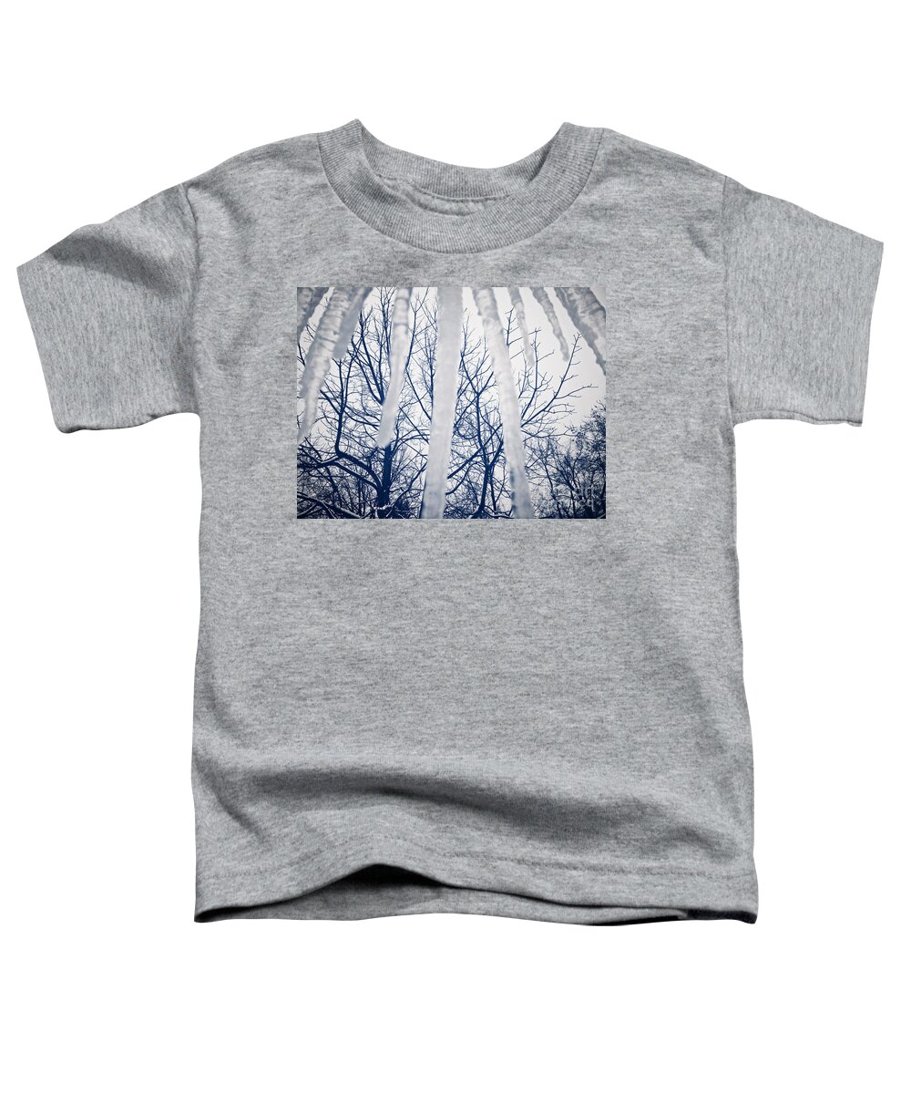 Columbus Toddler T-Shirt featuring the photograph Ice Bars by Robert Knight