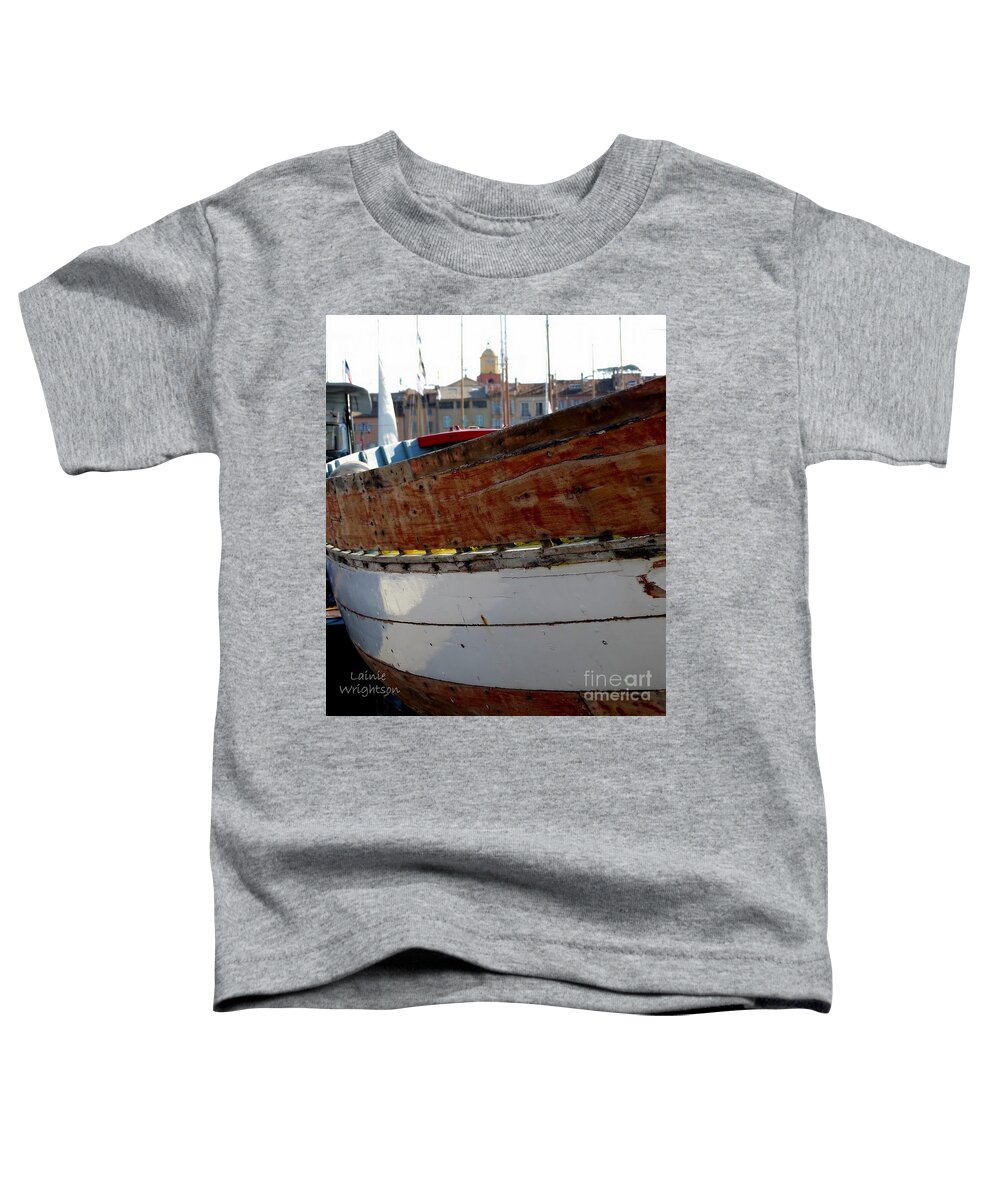 St Tropez Toddler T-Shirt featuring the photograph In For Repairs by Lainie Wrightson