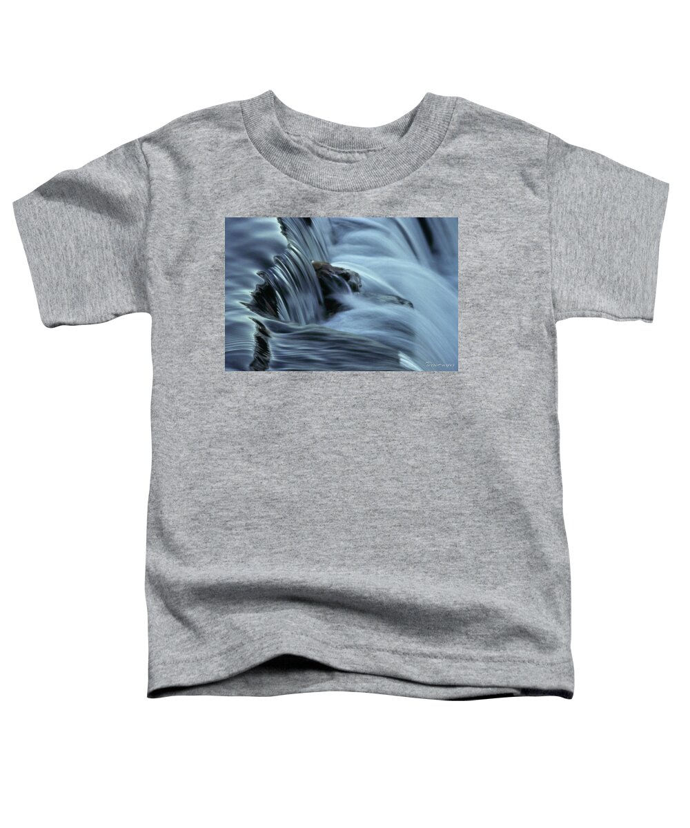 Waterfall Toddler T-Shirt featuring the photograph In The Flow by Terri Harper