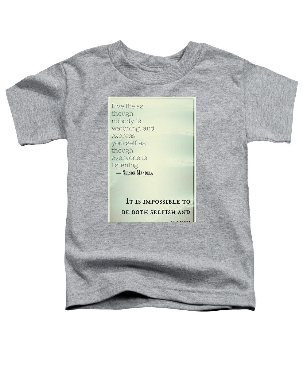 Toddler T-Shirt featuring the photograph Inspired 032211 by David Norman