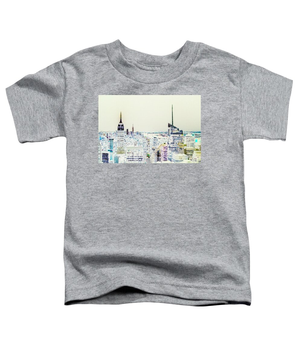 New York Toddler T-Shirt featuring the photograph Inversion Layer by Alex Lapidus