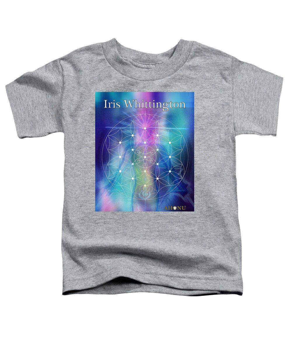 Energy Toddler T-Shirt featuring the digital art Iris Whittington by AHONU Aingeal Rose