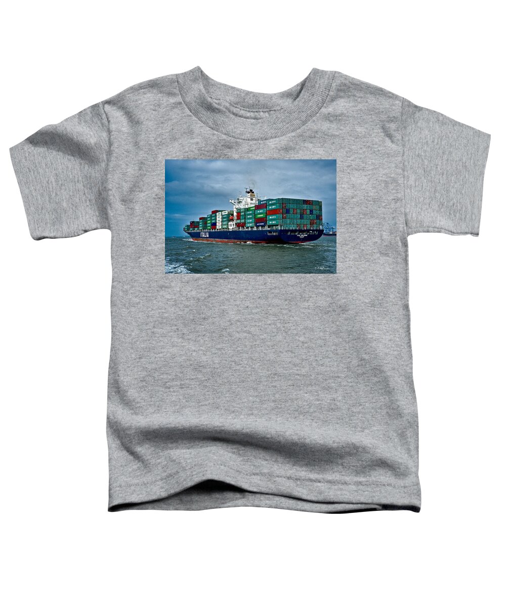 Boat Toddler T-Shirt featuring the photograph Ital Milione by Christopher Holmes