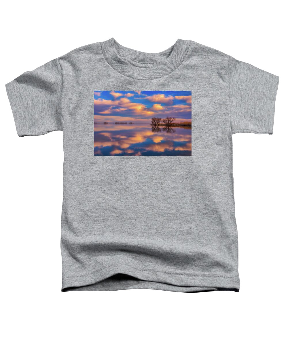 Sunset Toddler T-Shirt featuring the photograph Jackson Lake Sunset by Darren White