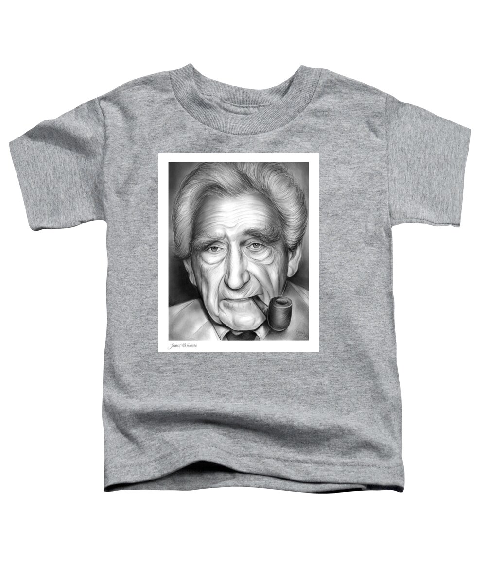 James Whitmore Toddler T-Shirt featuring the drawing James Whitmore by Greg Joens