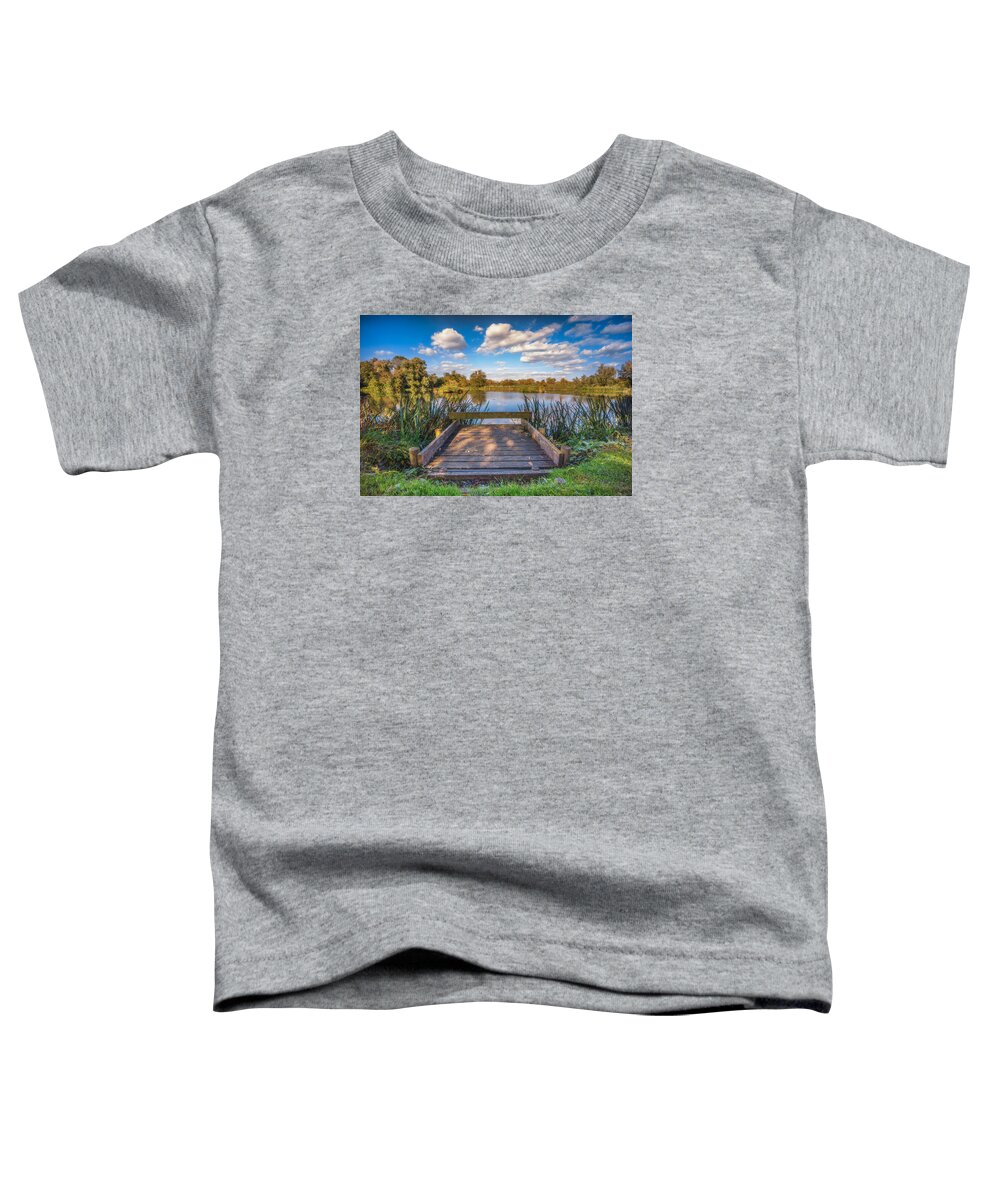 Pond Toddler T-Shirt featuring the photograph Jetty by James Billings