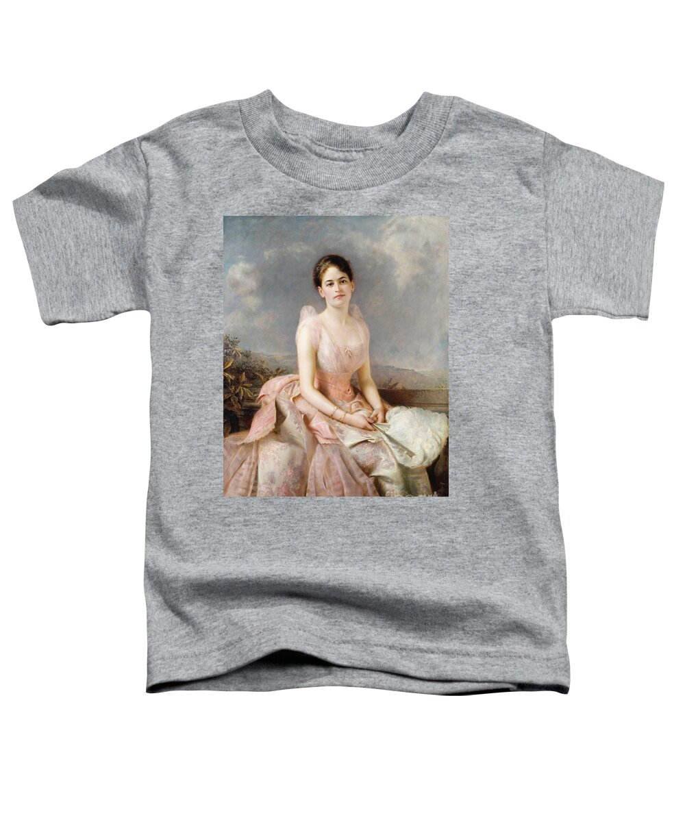 1887 Toddler T-Shirt featuring the painting JULIETTE G. LOW, 1860-1927. To License For Professional Use Visit Granger.com by Granger