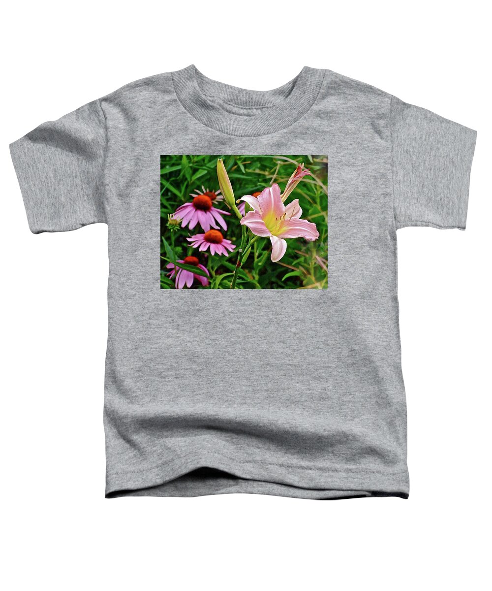 Lily Toddler T-Shirt featuring the photograph July Lily #10 by Janis Senungetuk