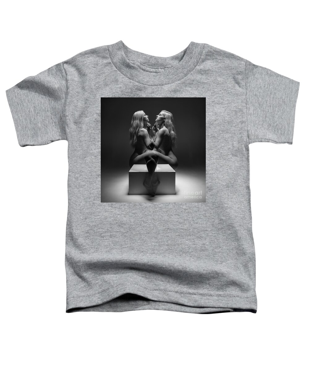 Model Toddler T-Shirt featuring the photograph Keira Double Exposure 002 by Clayton Bastiani
