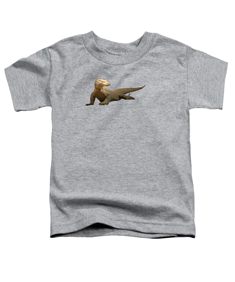 Komodo Dragon Toddler T-Shirt featuring the photograph Komodo Dragon Tee Shirt by Donna Brown