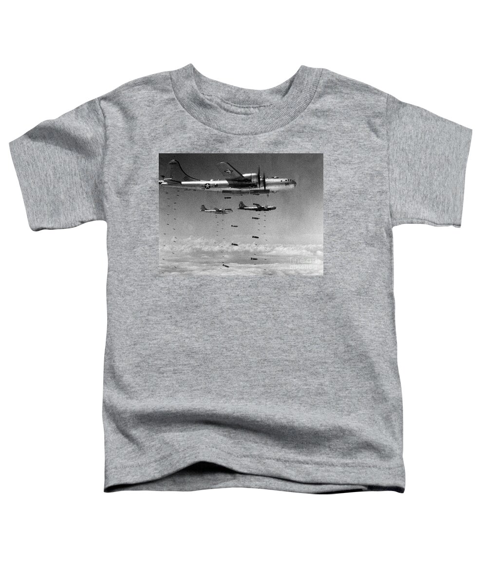 1951 Toddler T-Shirt featuring the photograph B-29 Bombers During Korean War by Granger
