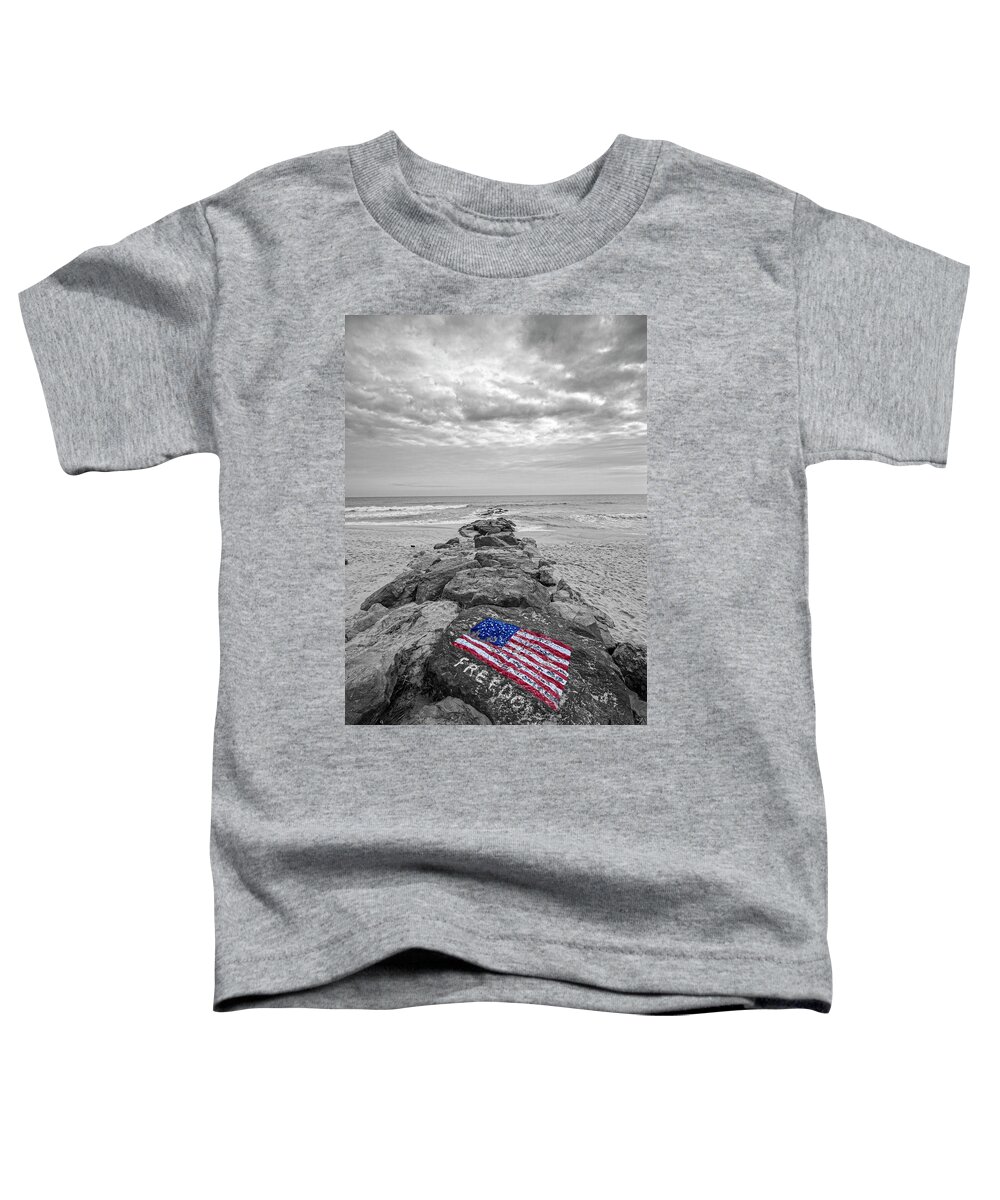 Lashley Toddler T-Shirt featuring the photograph Lashley Beach Freedom by Robert Seifert