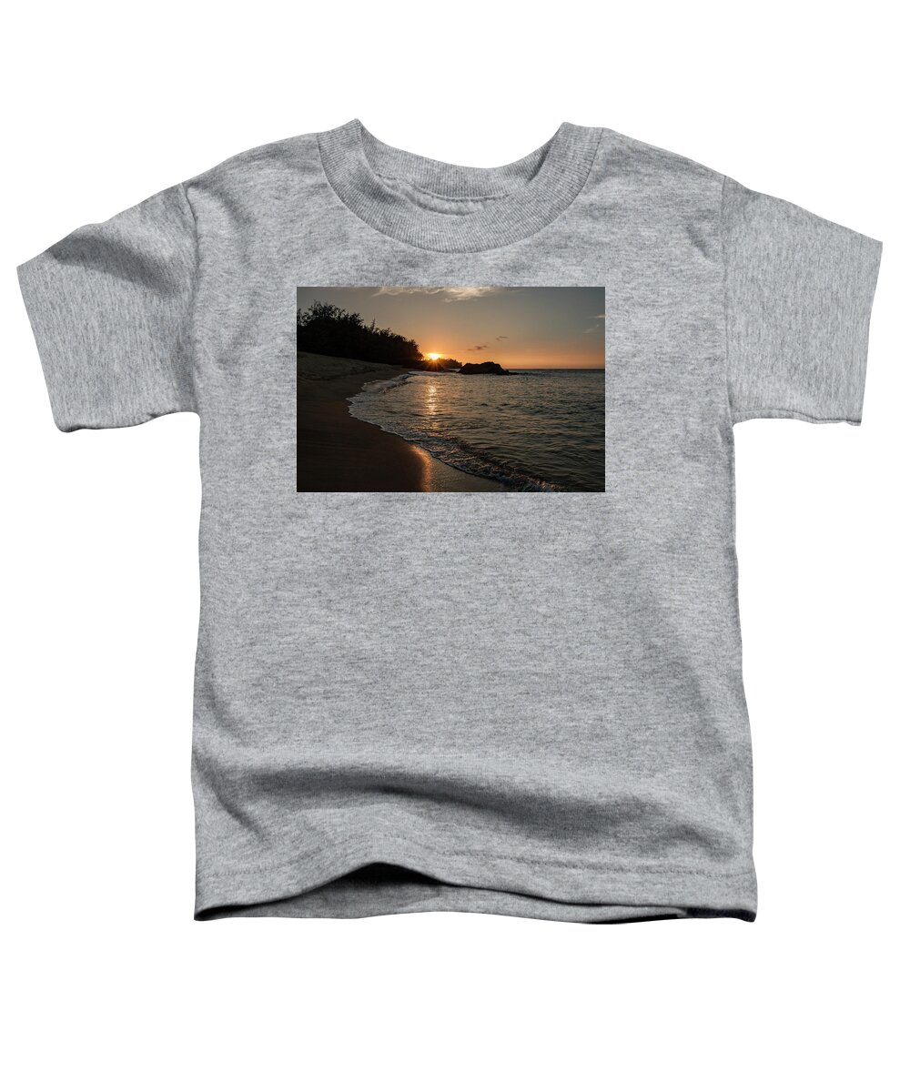Hawaii Toddler T-Shirt featuring the photograph Last Light by Teresa Wilson