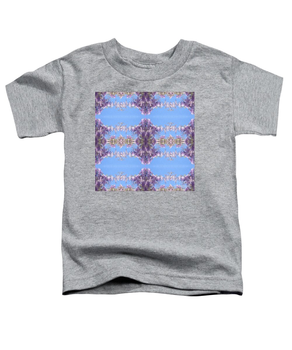 Lavender Toddler T-Shirt featuring the photograph Lavender Loops by Nora Boghossian