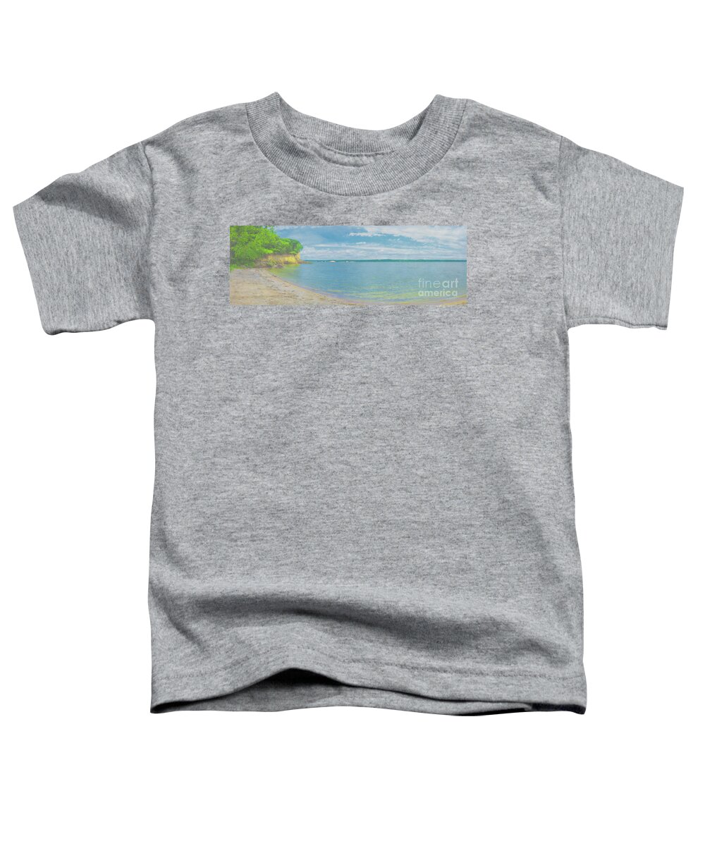 Yankton Toddler T-Shirt featuring the photograph Lewis and Clark Lake by Pamela Williams