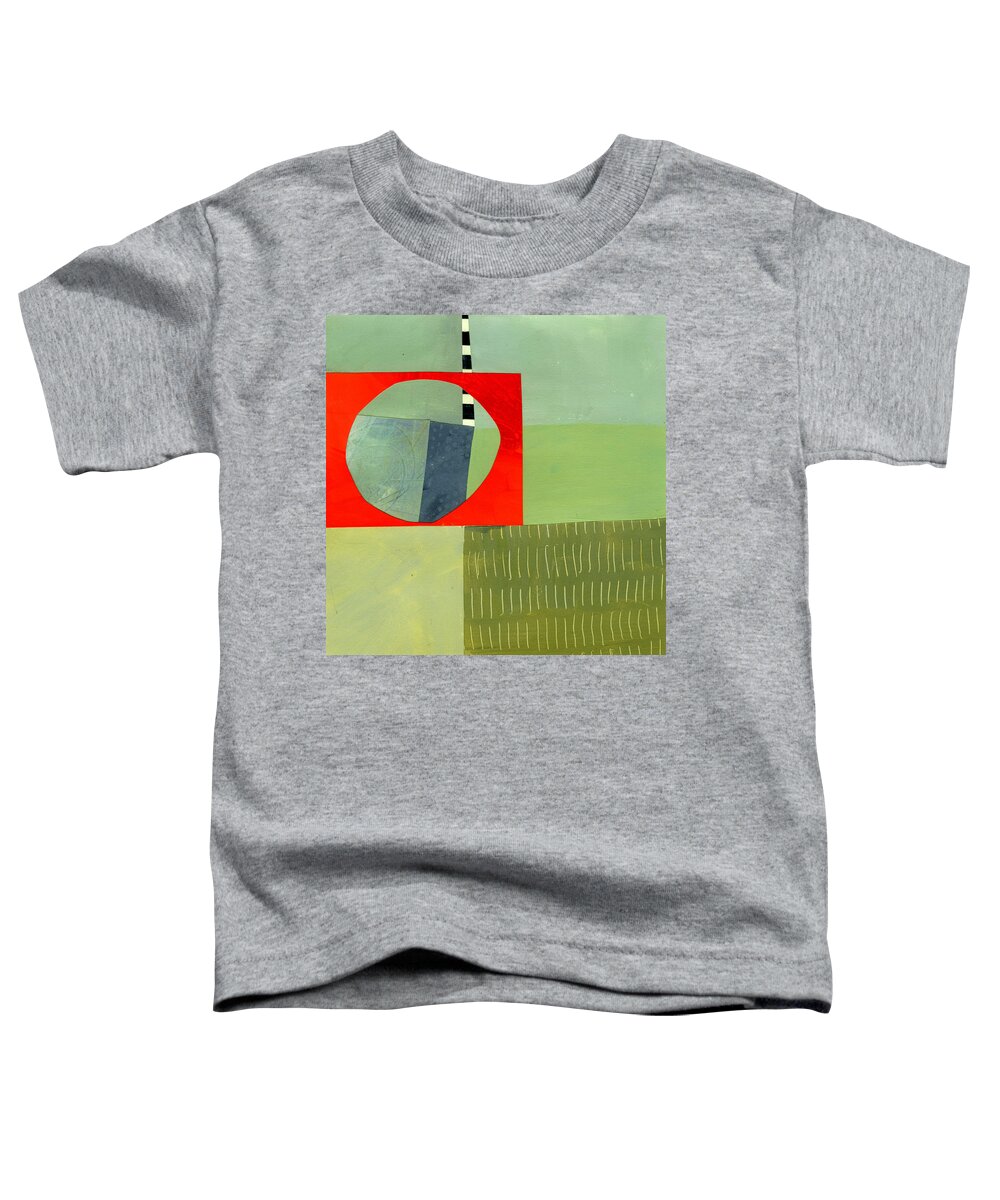 Abstract Art Toddler T-Shirt featuring the painting Light At The End by Jane Davies