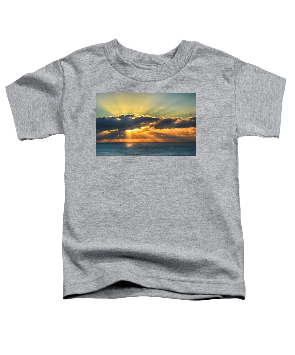 Scenic Toddler T-Shirt featuring the photograph Light Explosion by AJ Schibig
