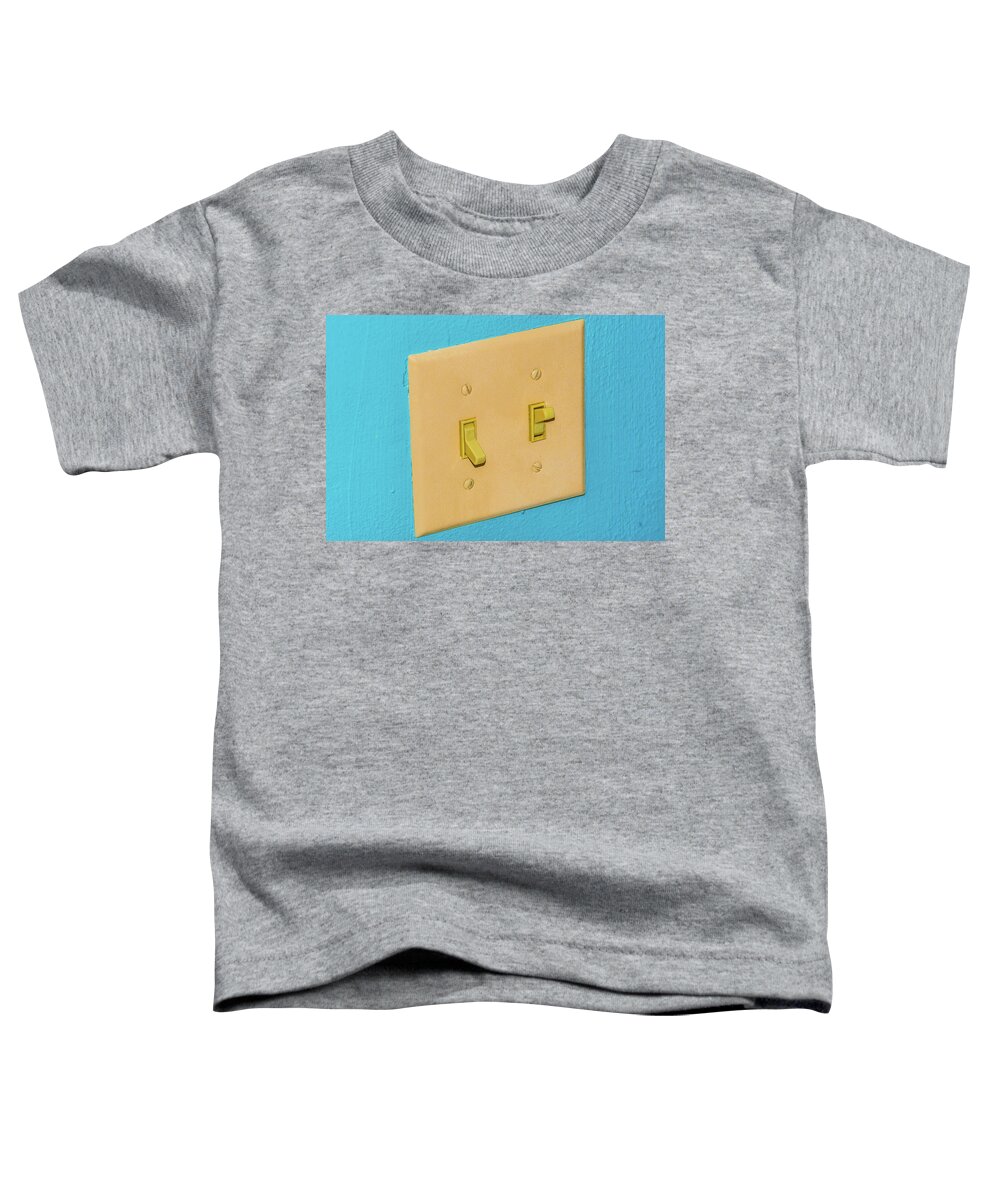 Abstract Toddler T-Shirt featuring the photograph Light Switch by Jim Shackett