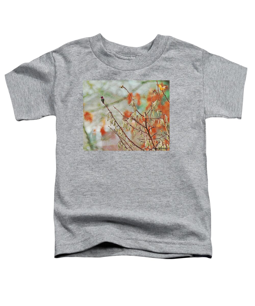 Hummingbird Toddler T-Shirt featuring the photograph Lil Beauty by Steve Warnstaff