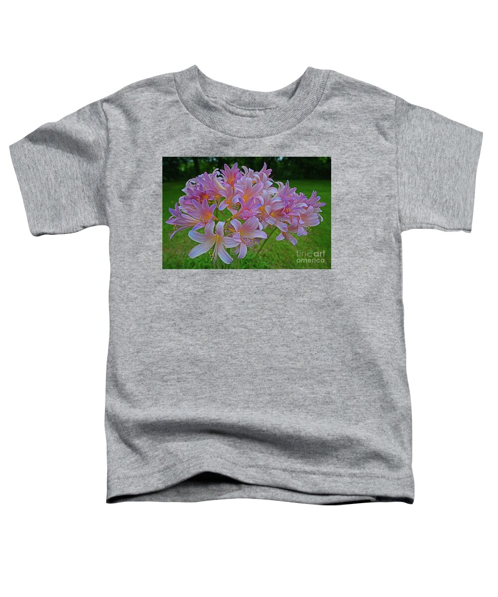 Lily Toddler T-Shirt featuring the photograph Lily Lavender by George D Gordon III