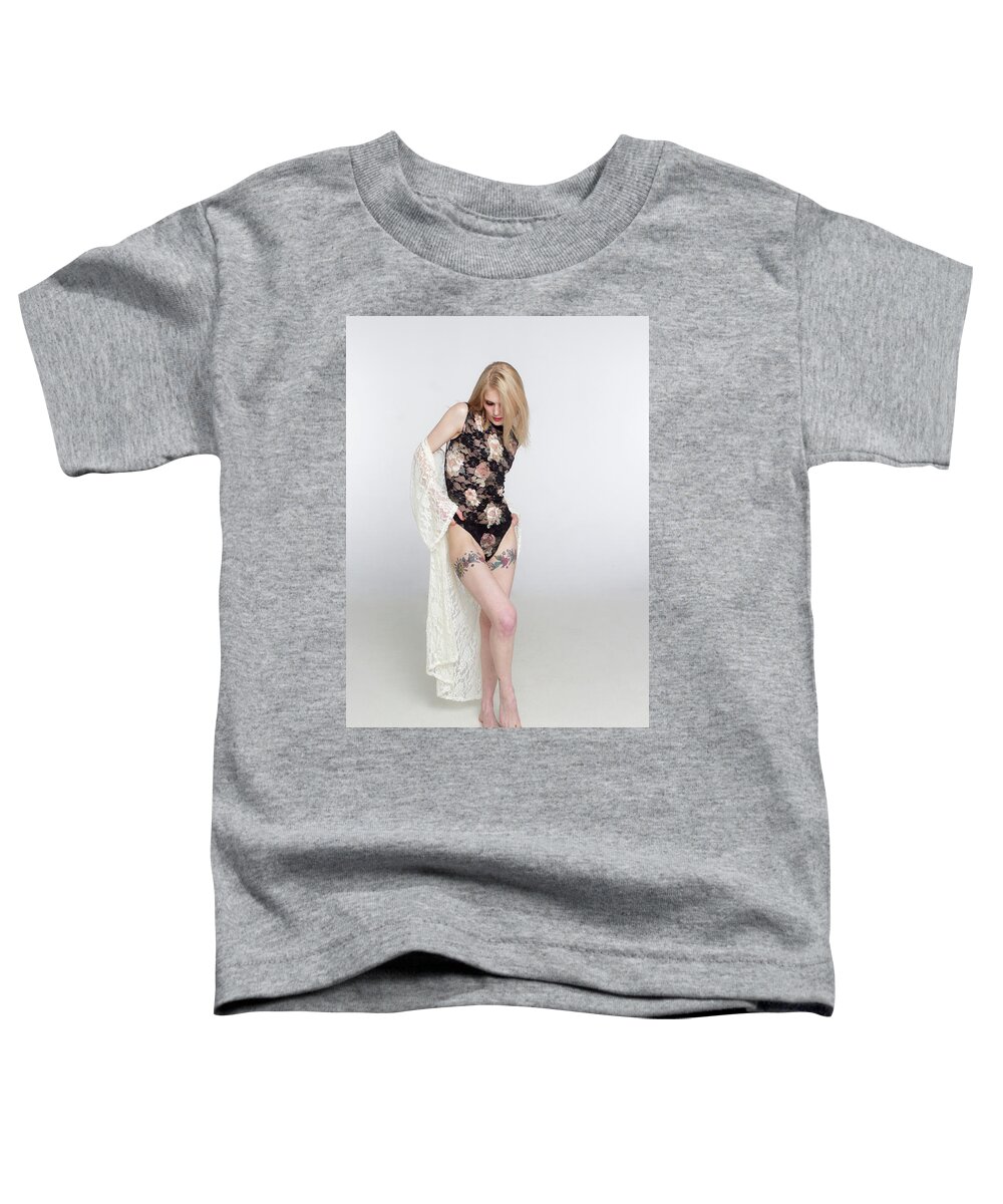Lingerie Toddler T-Shirt featuring the photograph Lingerie And Bodyscapes by La Bella Vita Boudoir