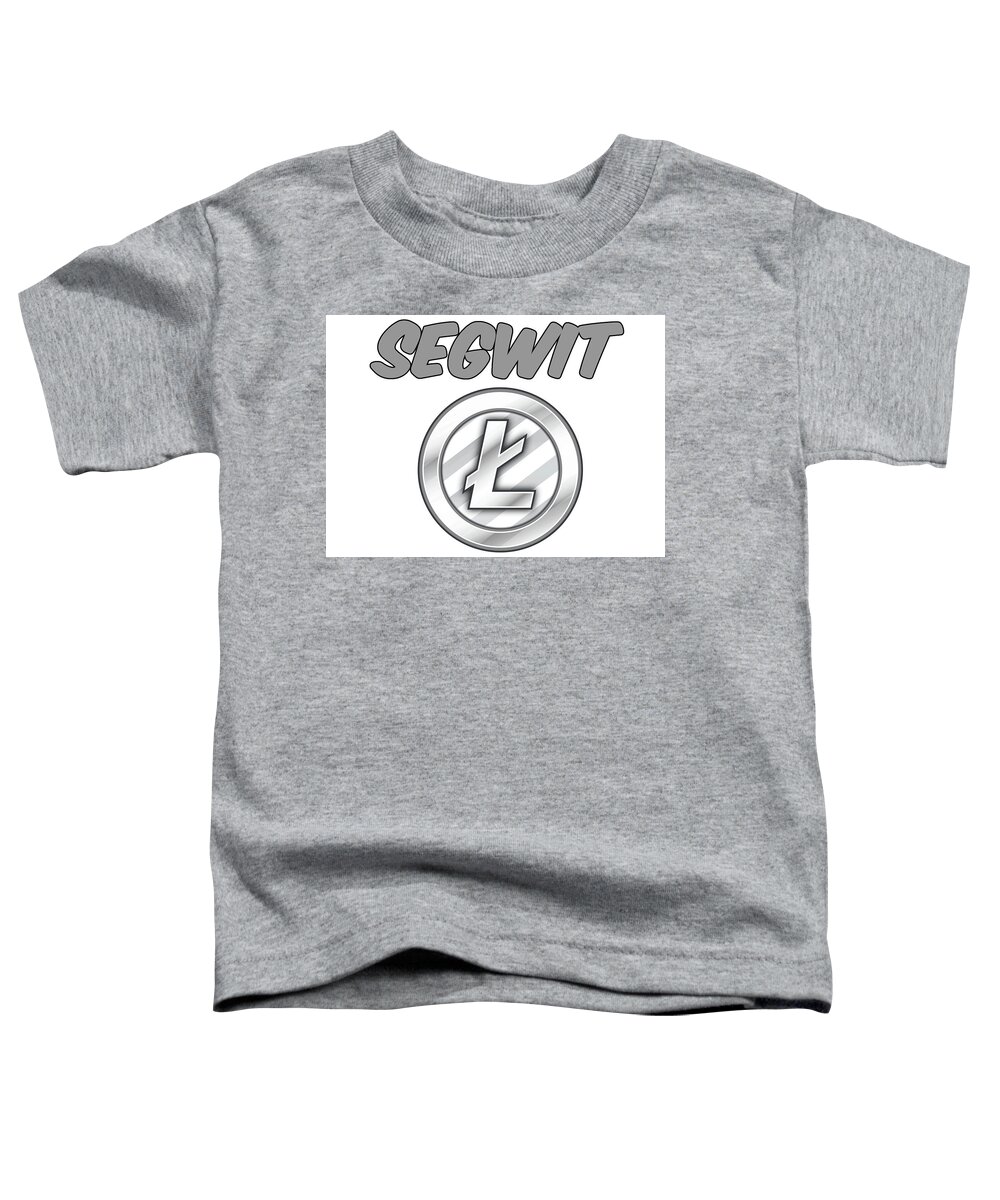 Ltc Toddler T-Shirt featuring the digital art Litecoin Segwit by Britten Adams