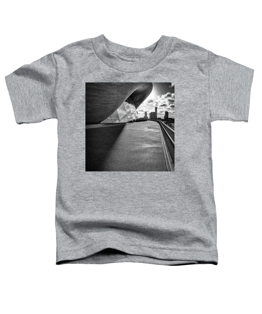 London Toddler T-Shirt featuring the photograph London Aquatics Centre by Nigel R Bell