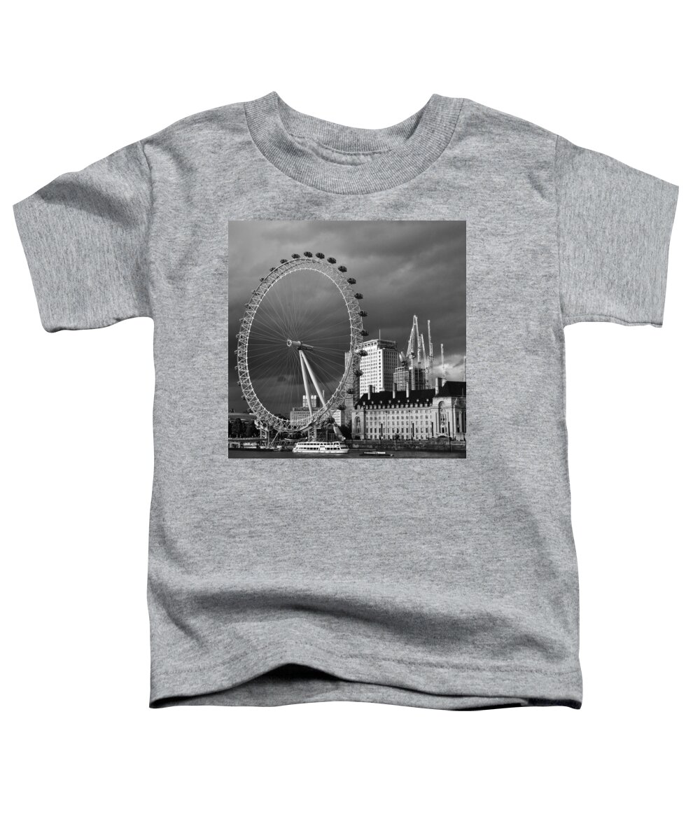 London Toddler T-Shirt featuring the photograph London Eye by Joshua Miranda