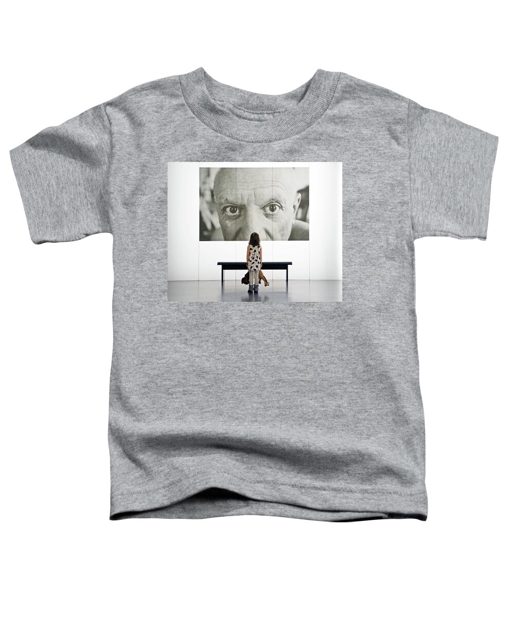 Kc Toddler T-Shirt featuring the photograph Looking at Pablo Looking Back by Christopher McKenzie