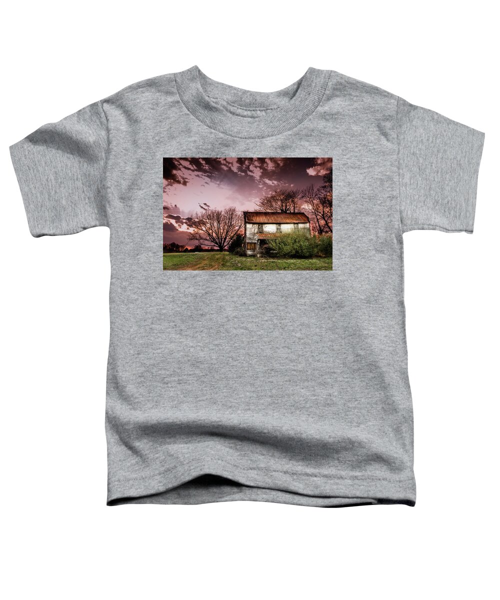 Abandoned Homes Toddler T-Shirt featuring the photograph Lost In Time by Cynthia Wolfe