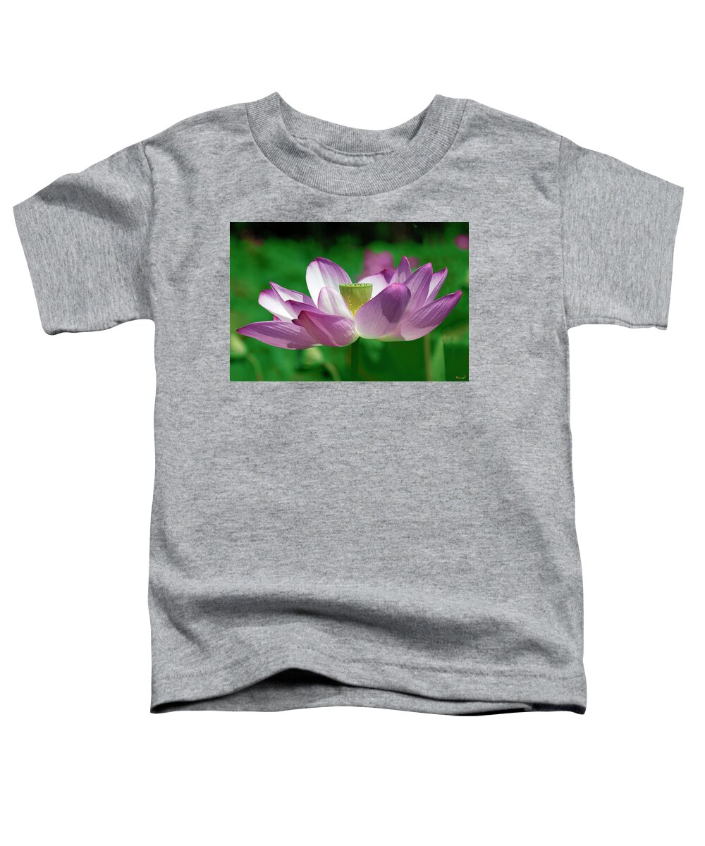Lotus Toddler T-Shirt featuring the photograph Lotus--Center of Being vi DL0086 by Gerry Gantt