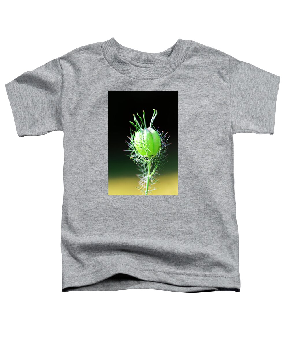 Love In The Mist Toddler T-Shirt featuring the photograph Love in the Mist Alien by Tammy Pool