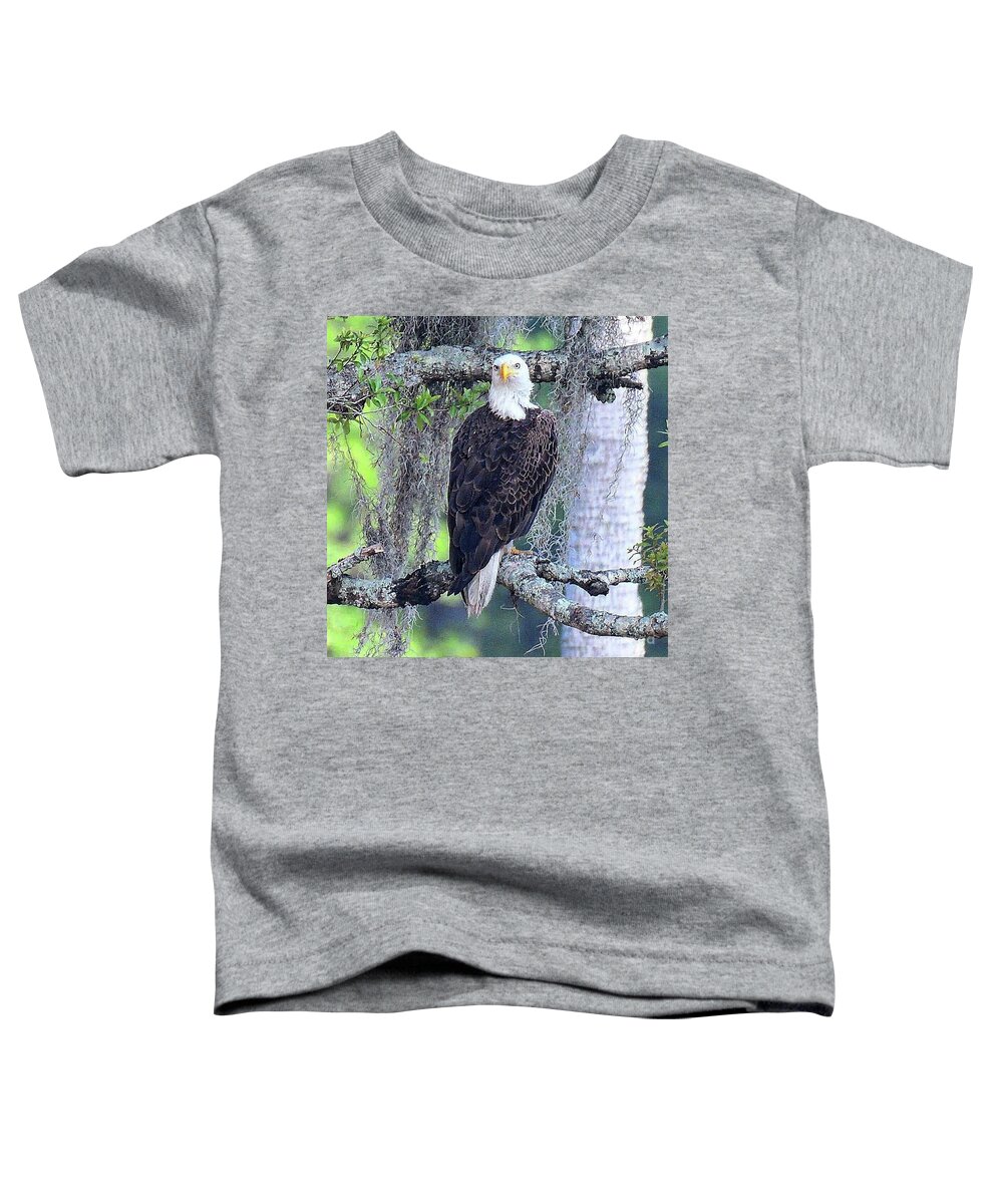 Birds Toddler T-Shirt featuring the photograph M15 portrait under the tree by Liz Grindstaff