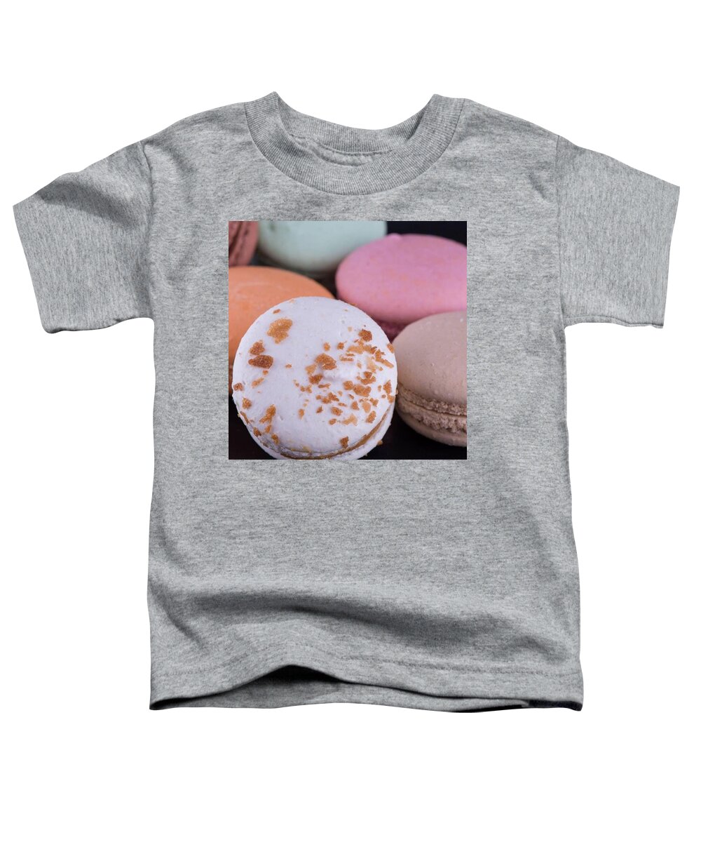 Cookies Toddler T-Shirt featuring the photograph Macaroons From Cafe Francais In Tucson by Michael Moriarty