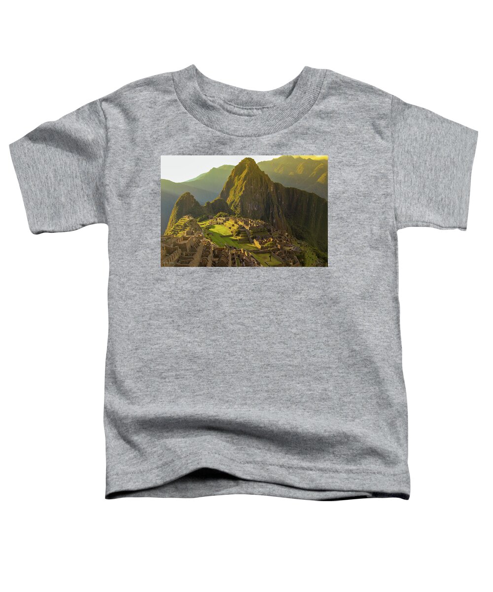 Machu Pichu Toddler T-Shirt featuring the photograph Machu Pichhu, Peru by Aashish Vaidya