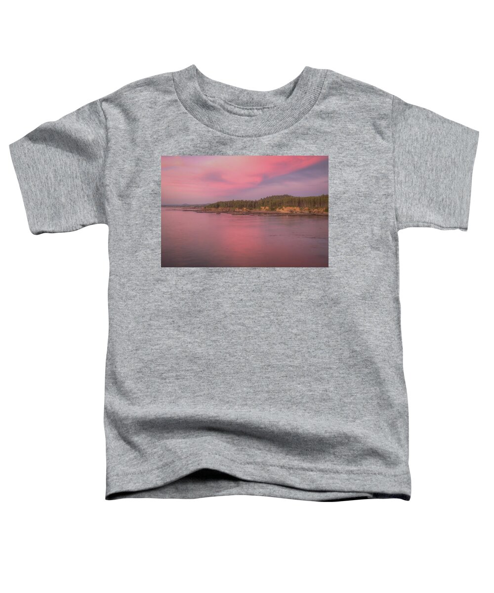 Boiler Bay Toddler T-Shirt featuring the photograph Magical Evening 0667 by Kristina Rinell