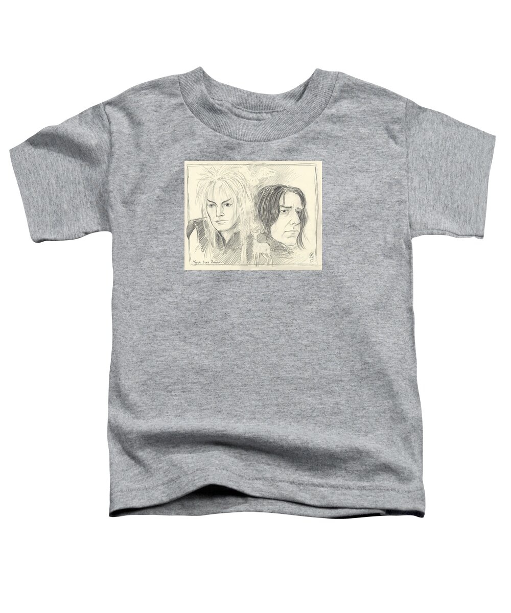 Magic Toddler T-Shirt featuring the drawing Magick Lives Forever by Brandy Woods