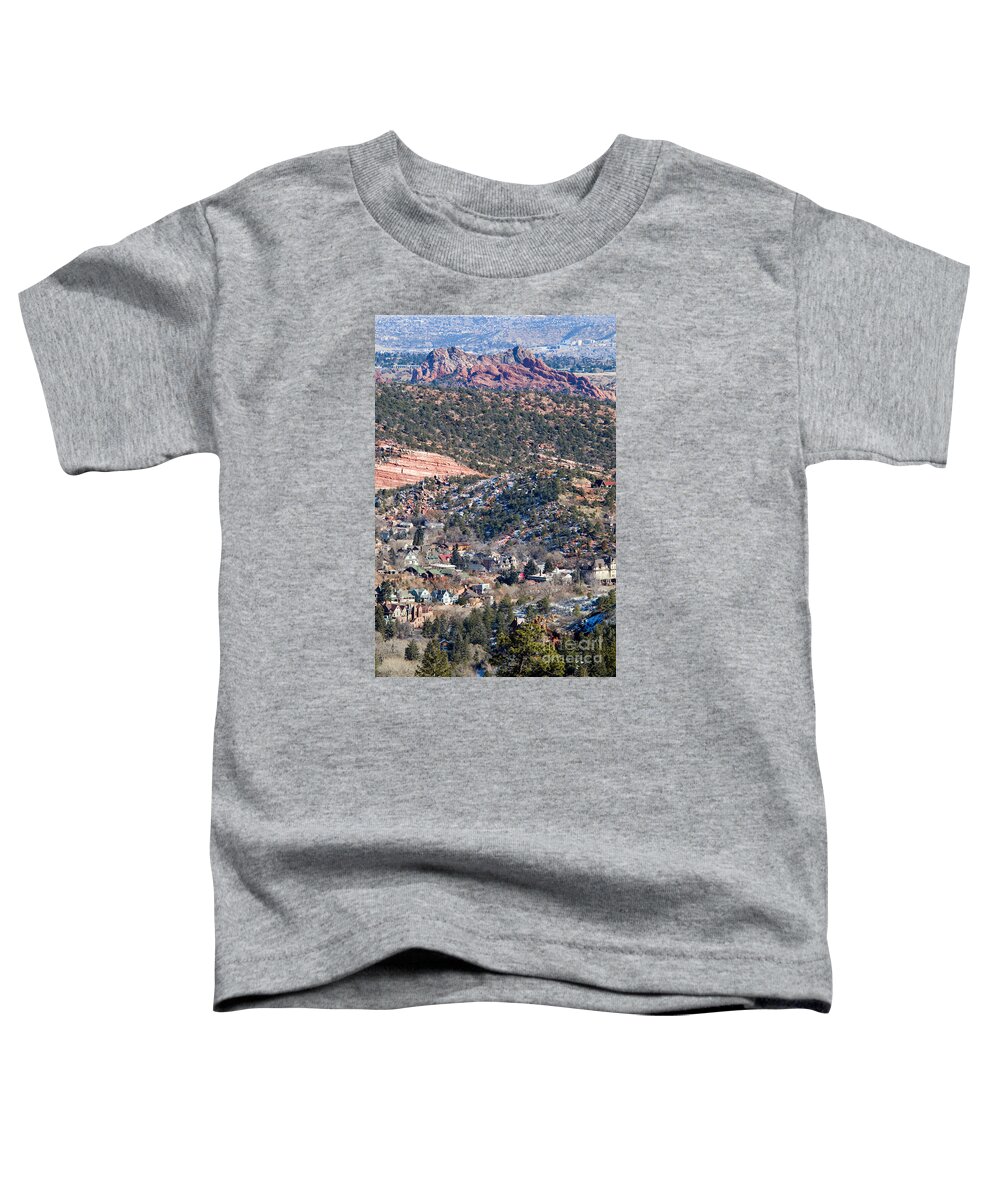 Garden Of The Gods Toddler T-Shirt featuring the photograph Manitou Springs and Garden of the Gods by Steven Krull