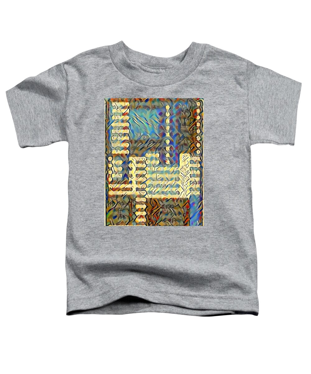 Chaos Toddler T-Shirt featuring the digital art Materia medica by Jeff Iverson