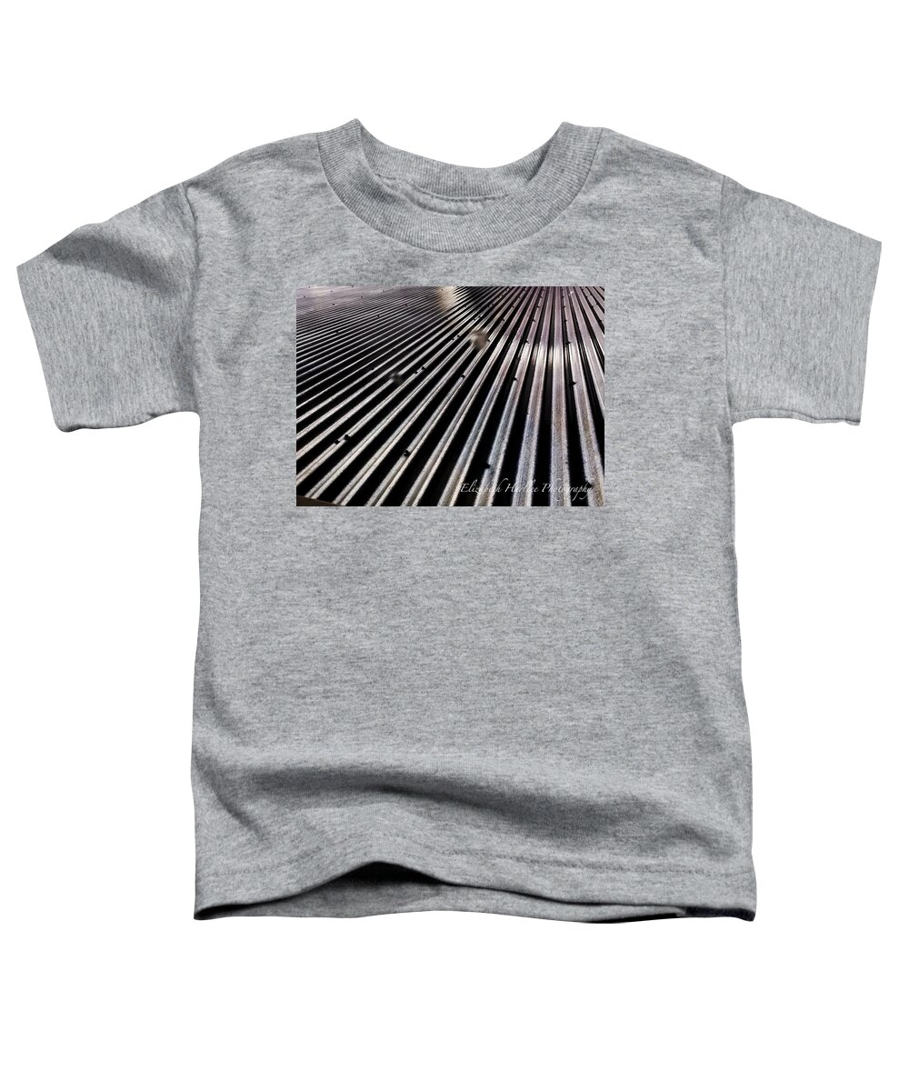  Toddler T-Shirt featuring the photograph Metal Sunshine by Elizabeth Harllee