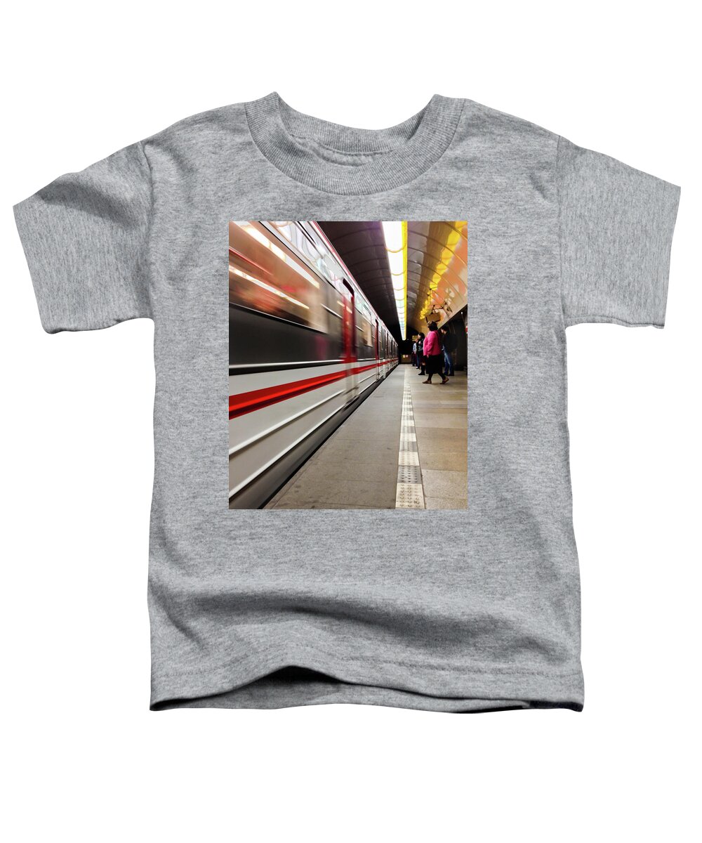 Czech Republic Toddler T-Shirt featuring the photograph Metroland by Geoff Smith