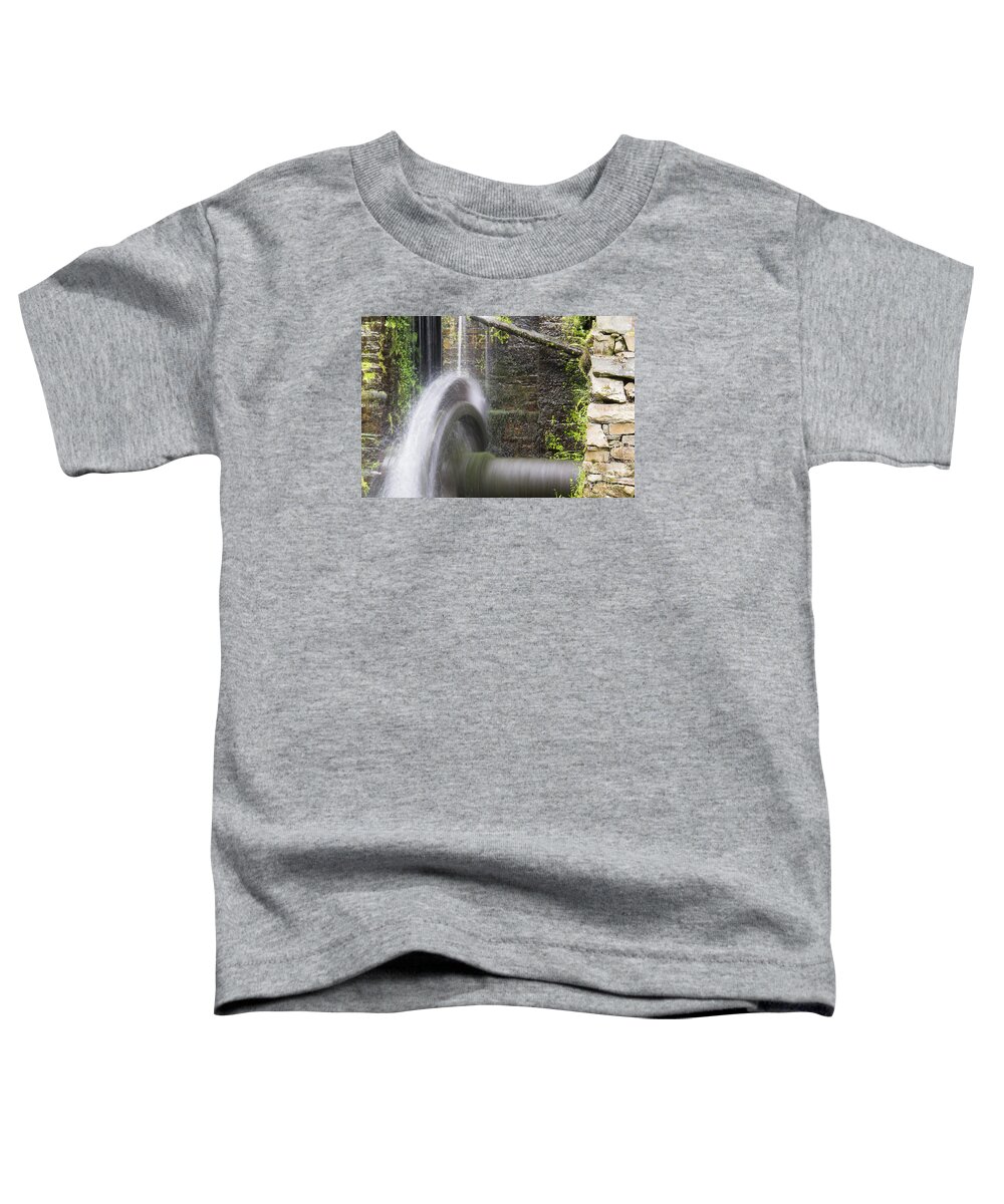 Aged Toddler T-Shirt featuring the photograph Mill Wheel by Stefano Piccini