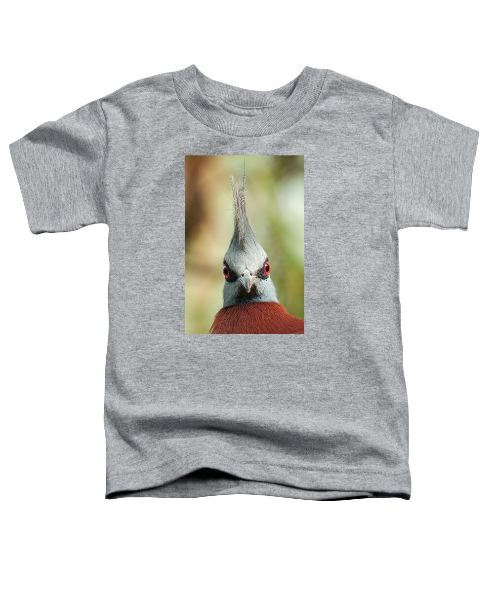 Mohican Toddler T-Shirt featuring the photograph Mohican Bird by Nigel R Bell