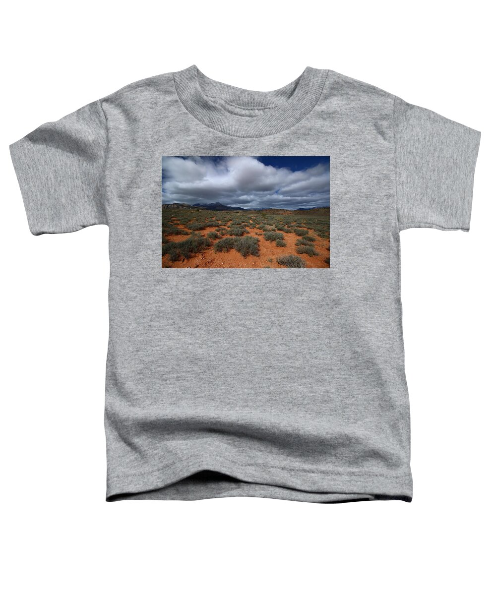 Utah Toddler T-Shirt featuring the photograph Moody Skies by Calvin Roberts Photography