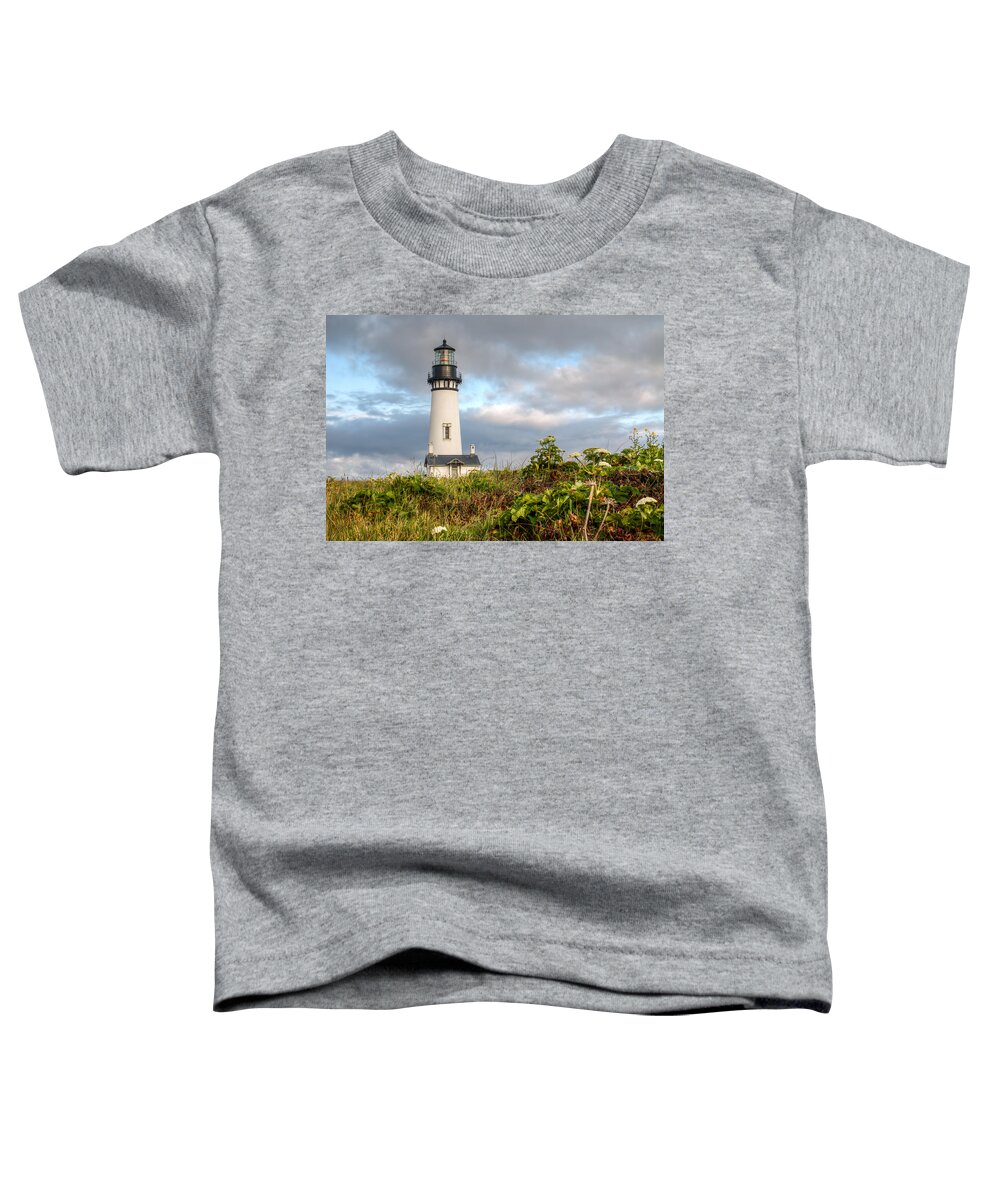 Yaquina Head Toddler T-Shirt featuring the photograph Morning Light 00108 by Kristina Rinell