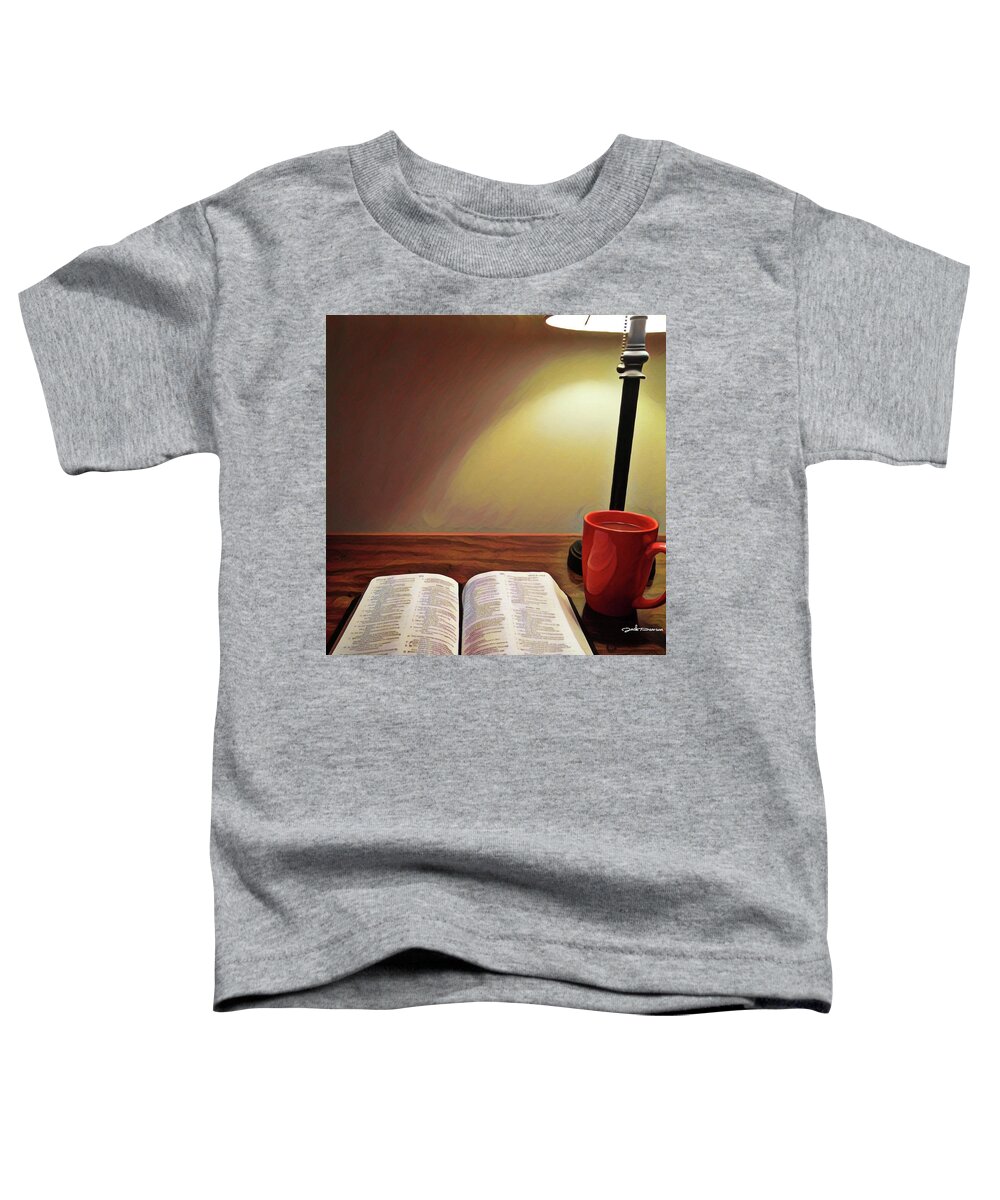 Bible Toddler T-Shirt featuring the photograph Morning Reading by Jackson Pearson