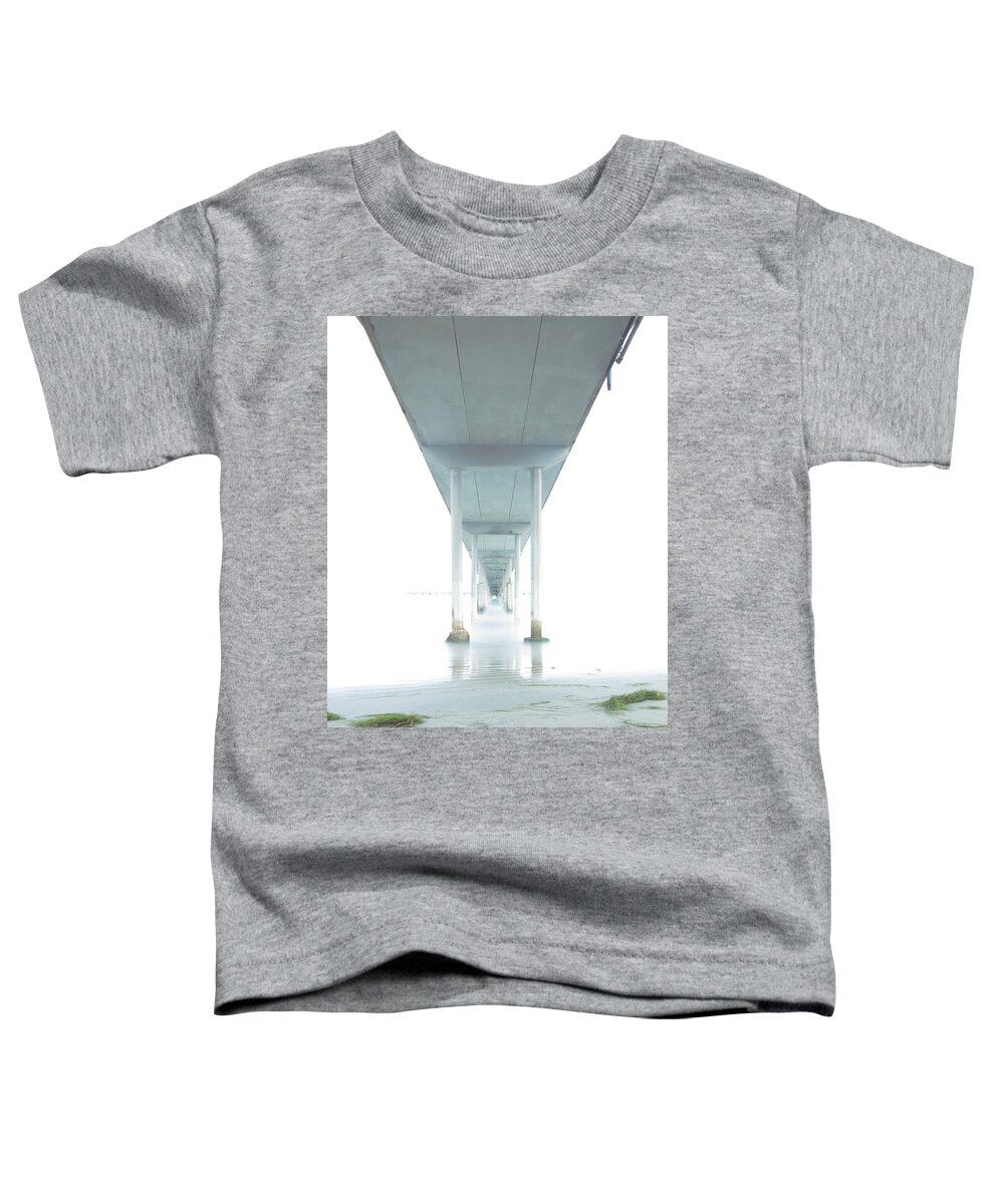 2017 Toddler T-Shirt featuring the photograph Mornings Underneath the Pier by James Sage