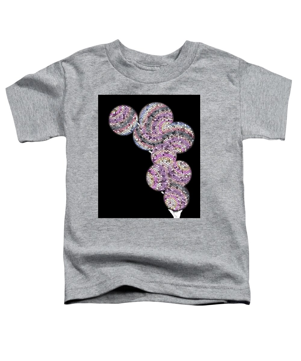 Tree Toddler T-Shirt featuring the digital art Mosaic Tree #2 by Carol Crisafi