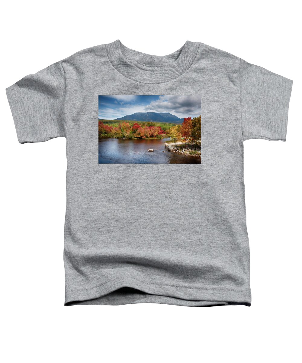 Mount Katahdin Toddler T-Shirt featuring the photograph Mount Katahdin by Jeff Folger